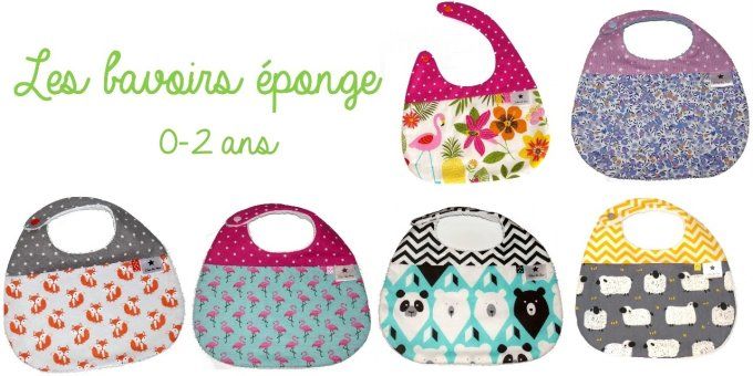 Bavoir bébé éponge