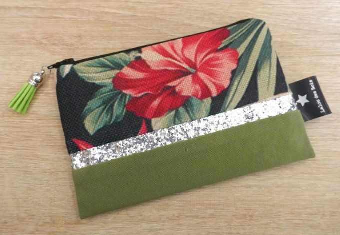 La besace tropicale et sa pochette