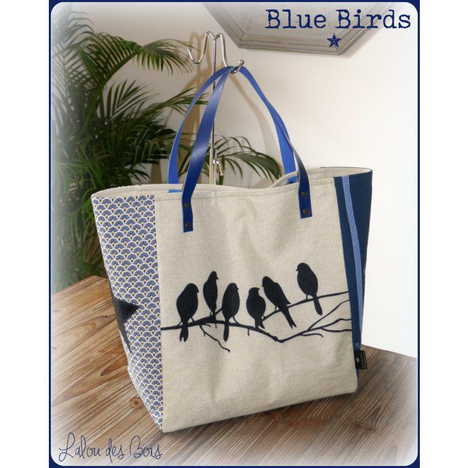 Cabas Blue birds