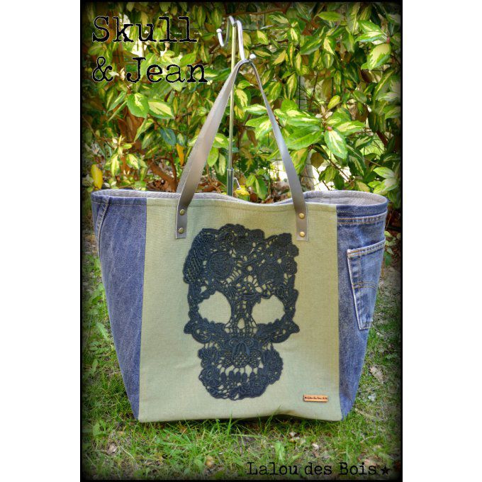 Cabas Skull & Jean