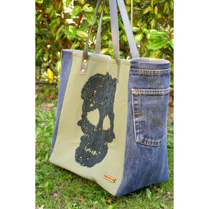 Cabas Skull & Jean