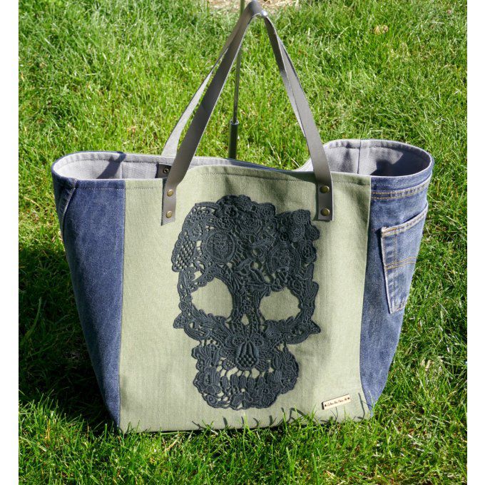 Cabas Skull & Jean