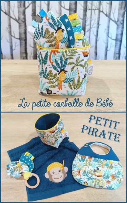 Corbeille de bébé Petit pirate