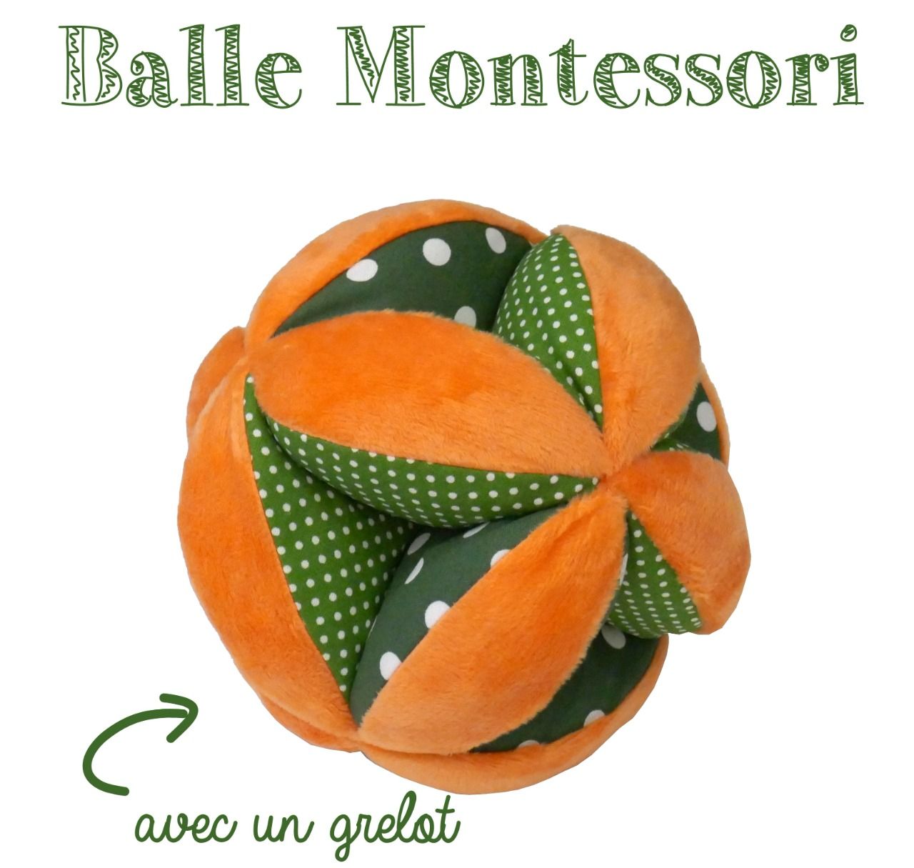 Balle de préhension Jungle pour bébé