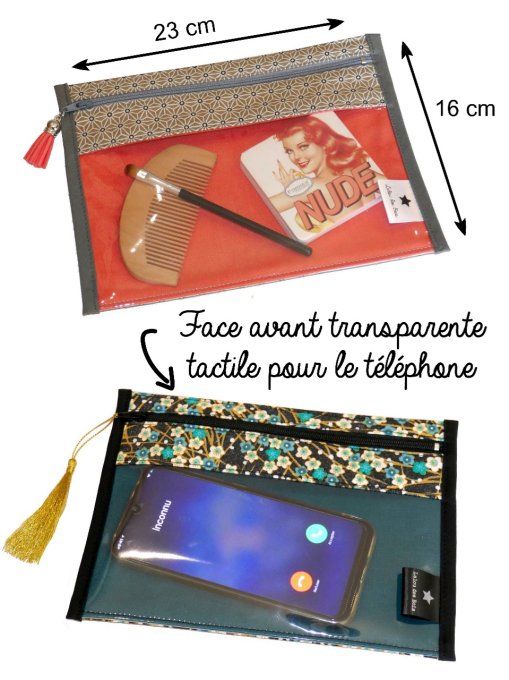 Les grandes pochettes transparentes