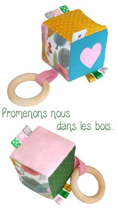 Anneaux de dentition "Mini cube"