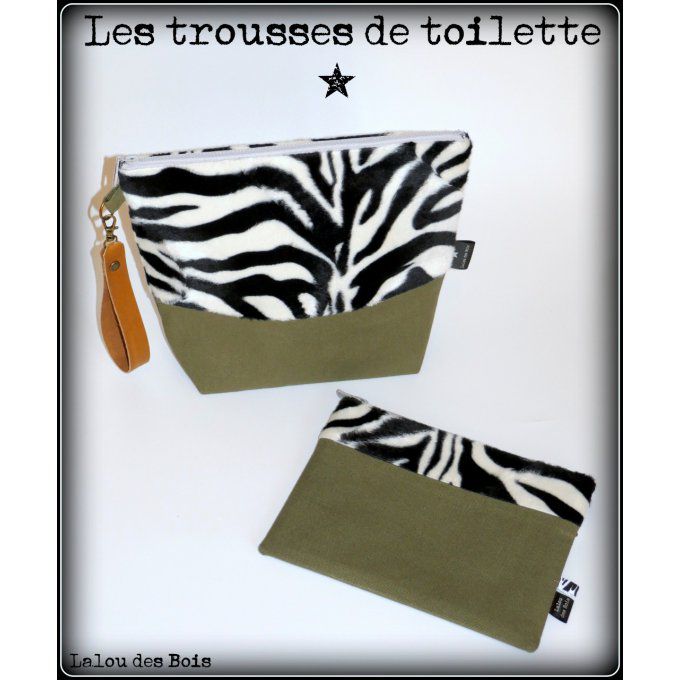 Ensemble de toilette Zèbre