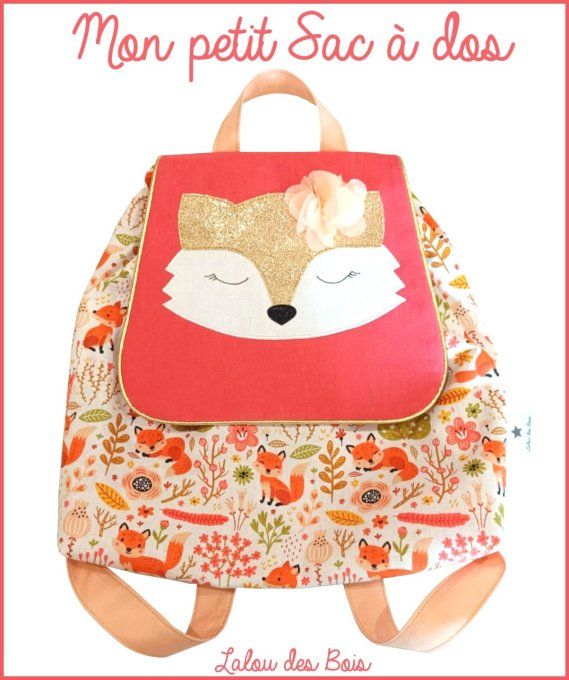 Petit sac à dos Renarde dorée