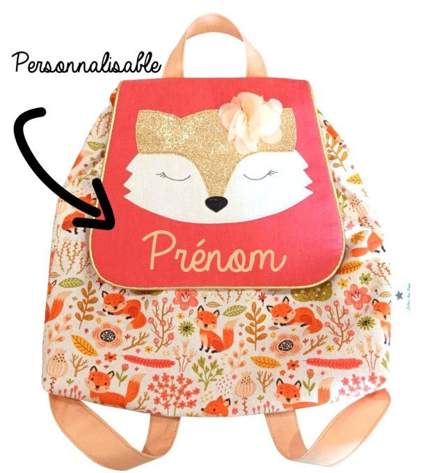 Petit sac à dos Renarde dorée