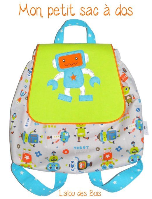 Petit sac à dos Robot