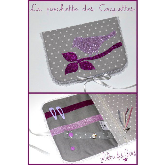 Pochette des coquettes Oiseau