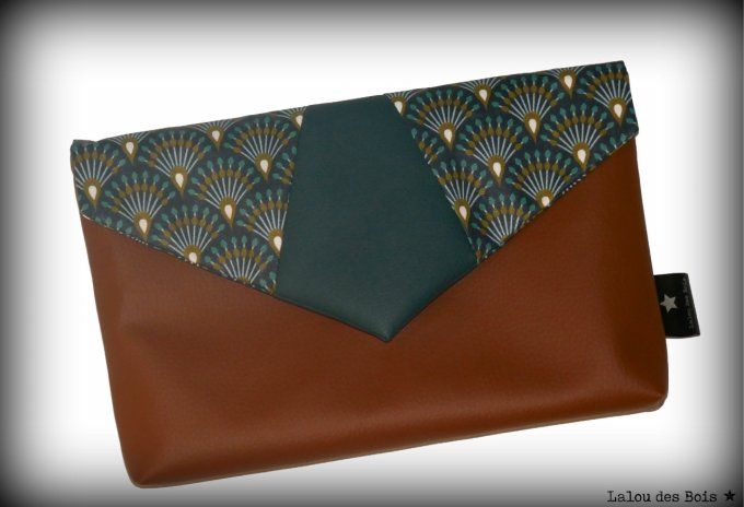 Pochette de soirée en simili cuir