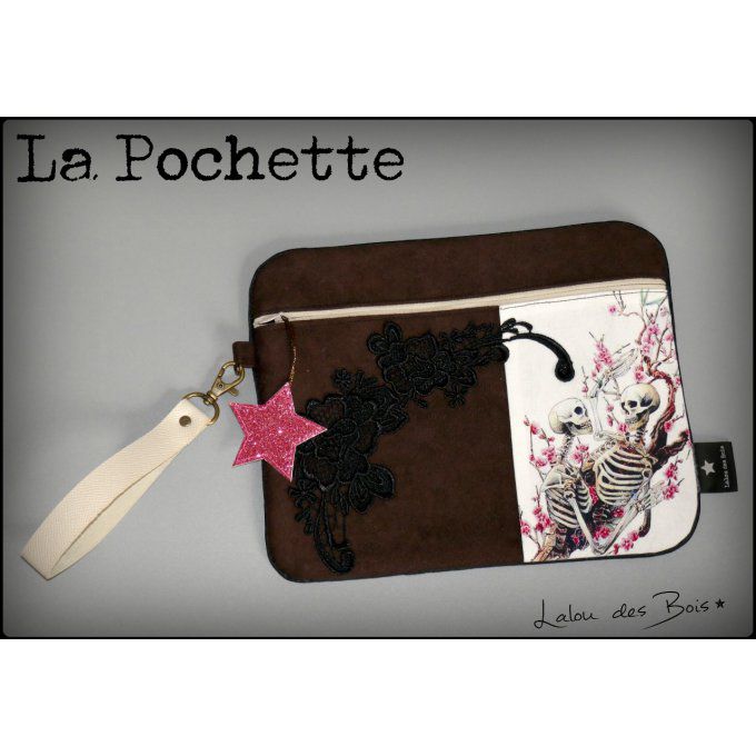 Pochette Skull à dragonne
