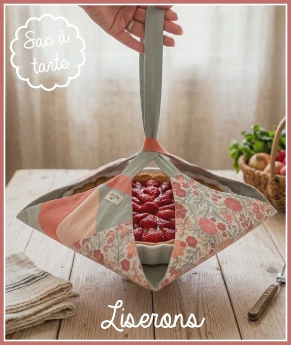 Sac à tarte baluchon Liserons