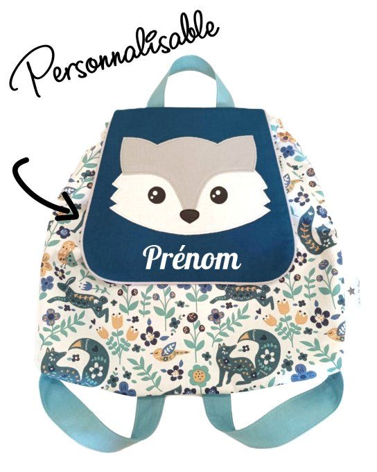 Petit sac à dos Renard gris
