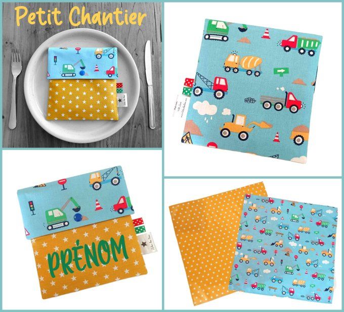 Serviettes de table & pochette