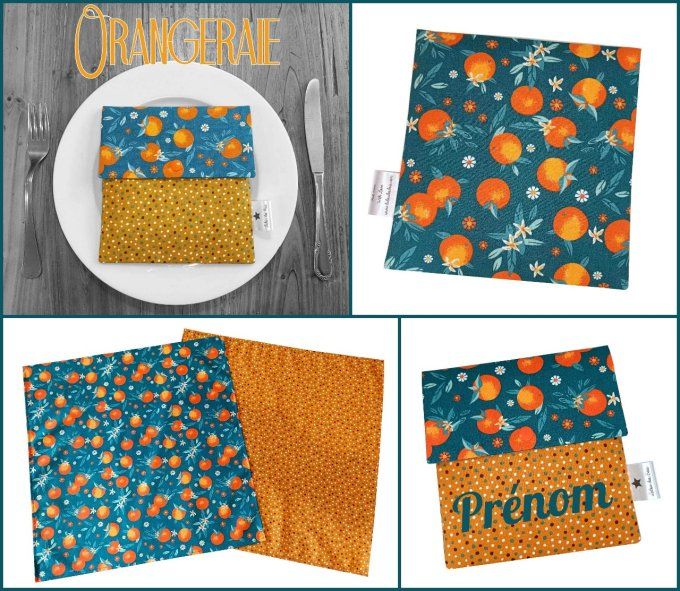 Serviettes de table & pochette