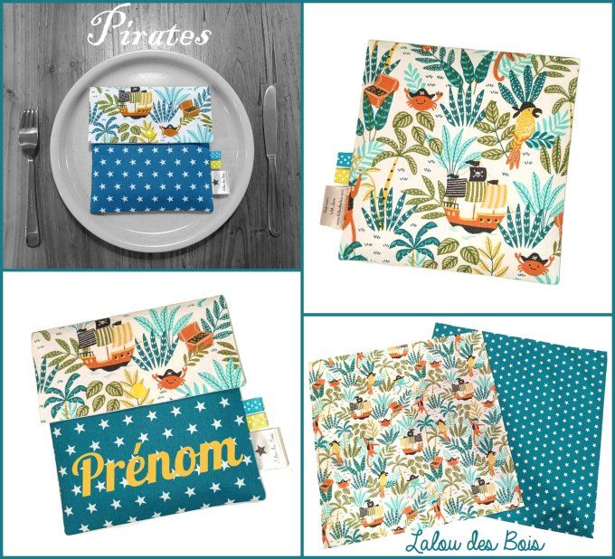 Serviettes de table & pochette