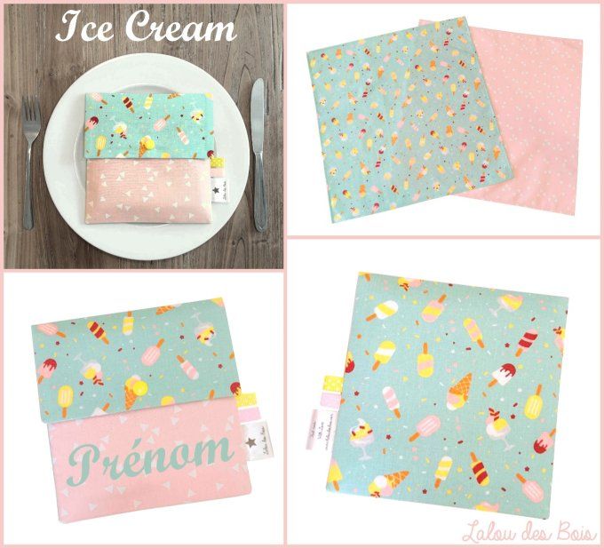 Serviettes de table & pochette