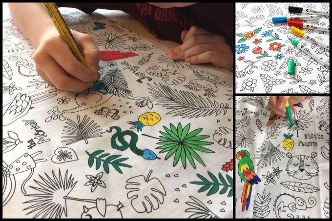 Les grands livres de coloriage lavables + trousses