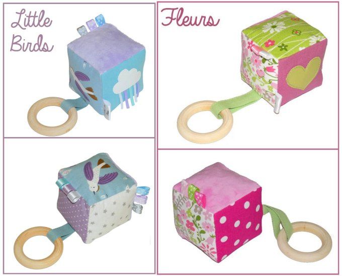 Anneaux de dentition "Mini cube"