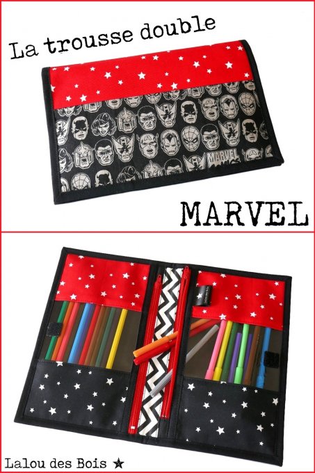 Trousse double Marvel