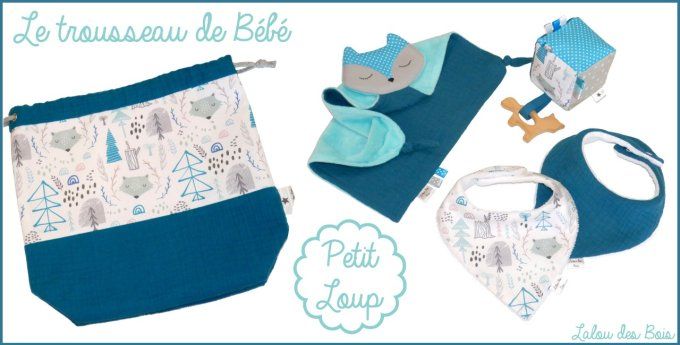 Trousseau de bébé Petit loup