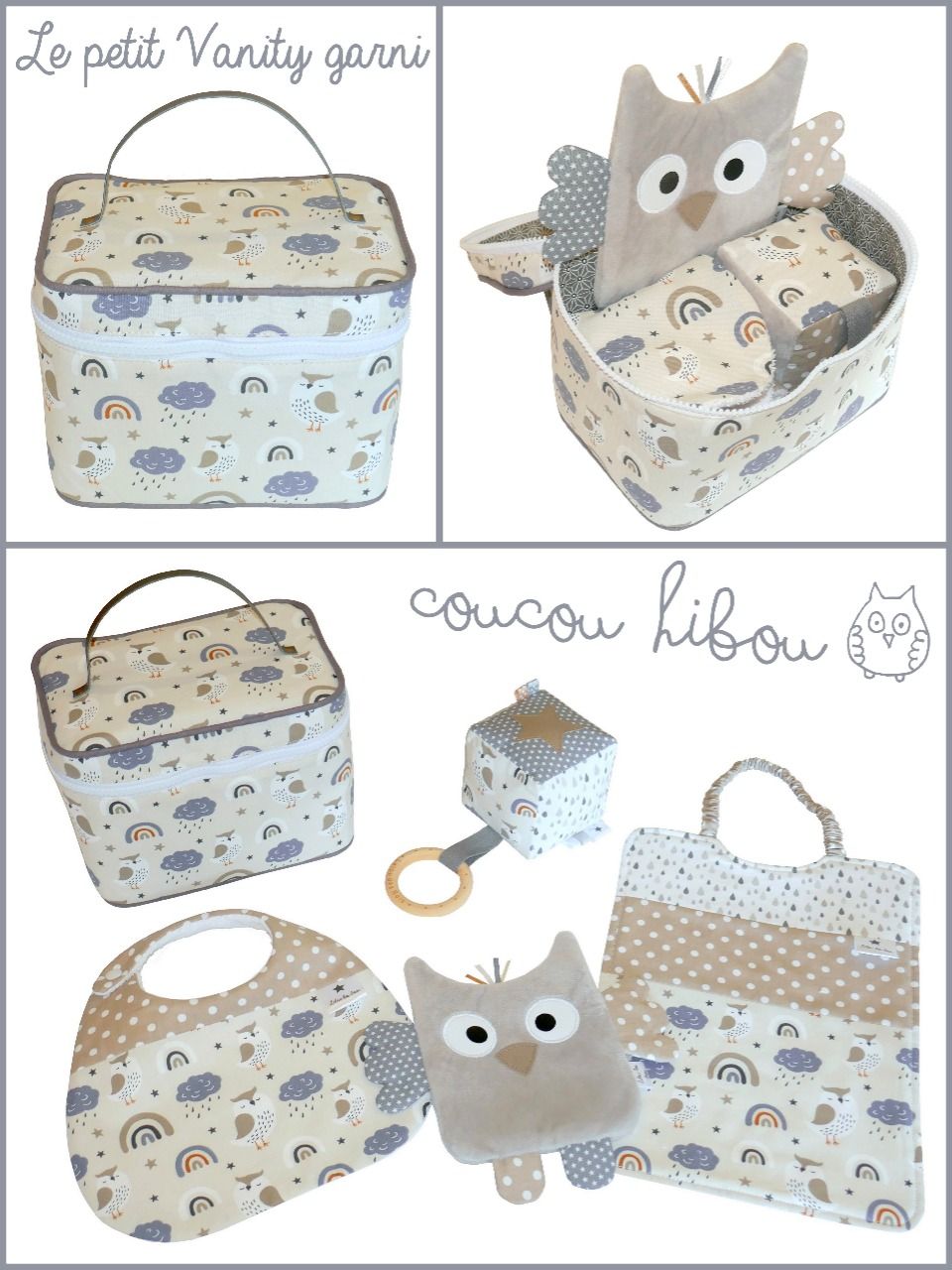 Le petit vanity garni Hibou - Laloudesbois