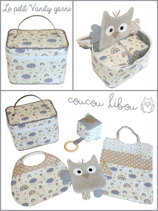 Le petit vanity garni Hibou