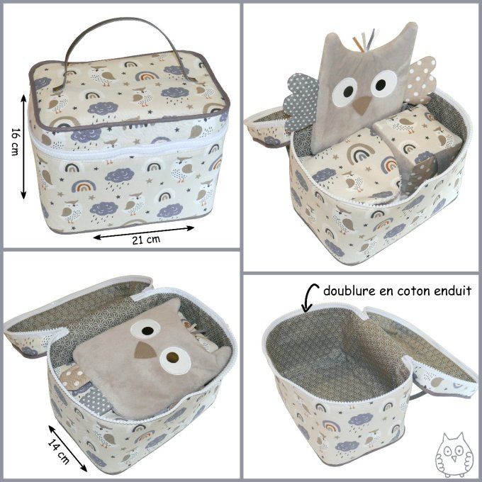 Le petit vanity garni Hibou